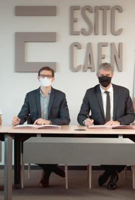esitc caen caen la mer convention mobilite web
