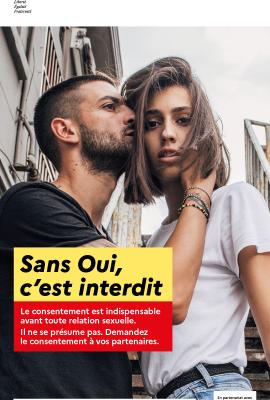 Affiche consentement - Campagne Violences Sexuelles et Sexistes - BUILDERS École d'ingénieurs