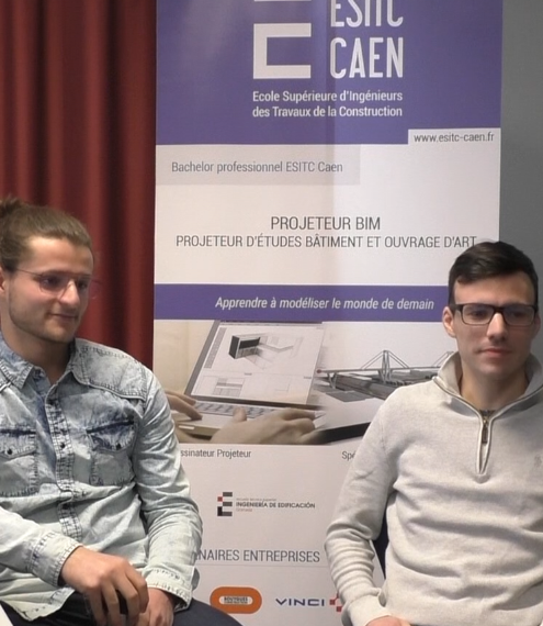 esitc caen interview bachelor projeteur bim