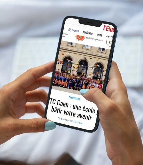 ESITC Caen - Publi-reportage l'Etudiant - 2022