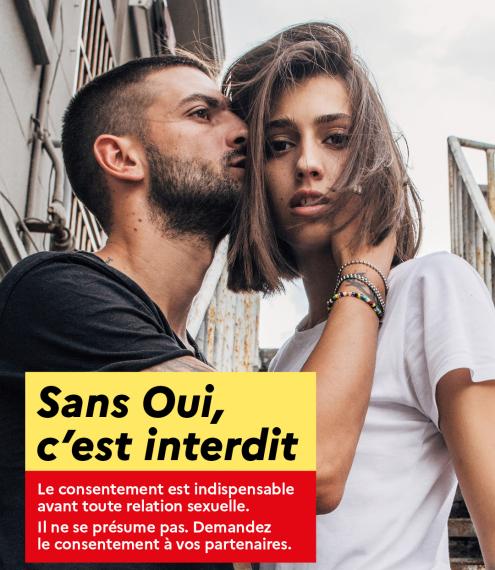 Affiche consentement - Campagne Violences Sexuelles et Sexistes - BUILDERS École d'ingénieurs
